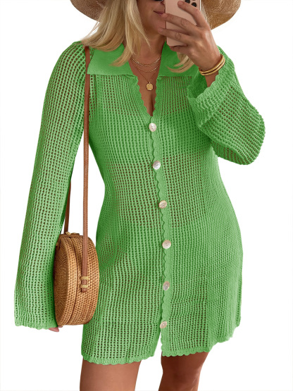 Womens Crochet Swimsuit Coverup