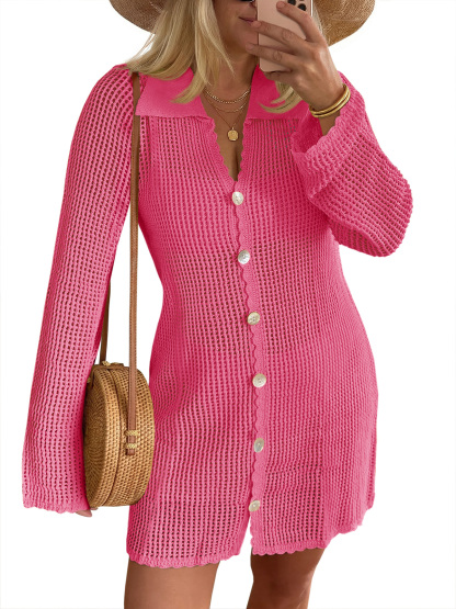 Womens Crochet Swimsuit Coverup