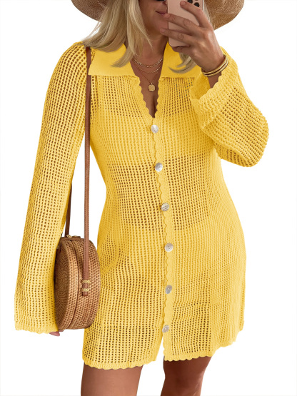 Womens Crochet Swimsuit Coverup