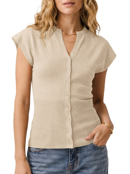 Womens Button Down Sweater Vest