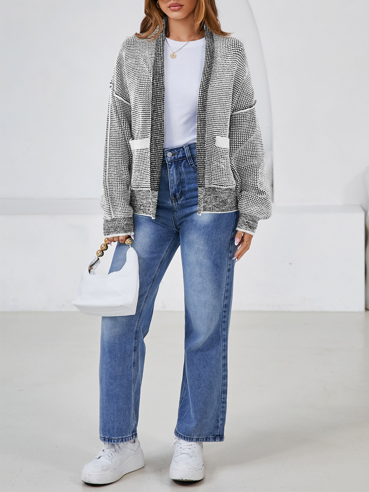 Womens Open Front Cardigans