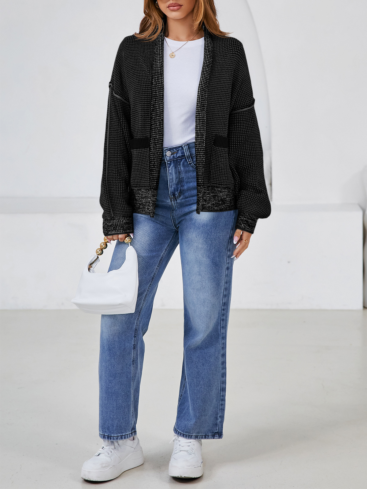 Womens Open Front Cardigans