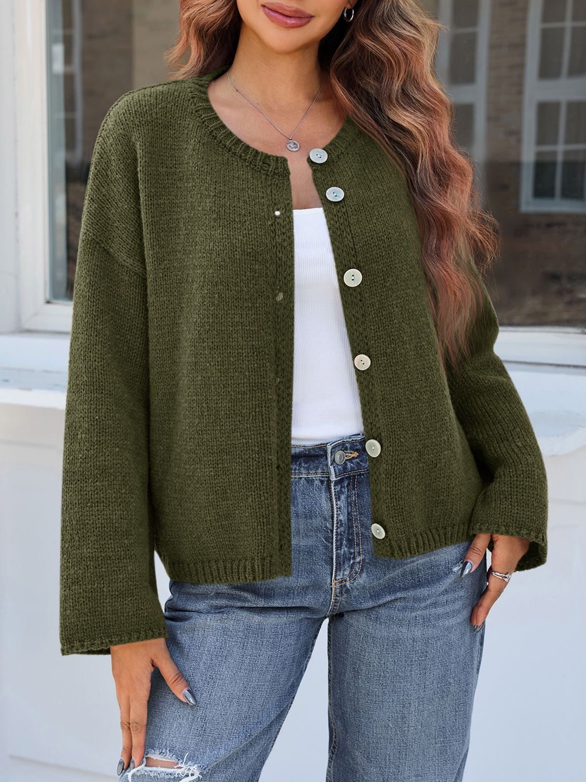 Womens Button Down Cardigans