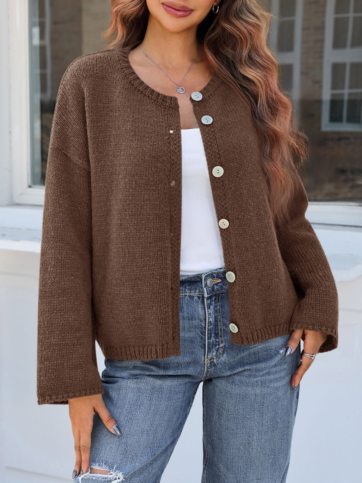 Womens Button Down Cardigans