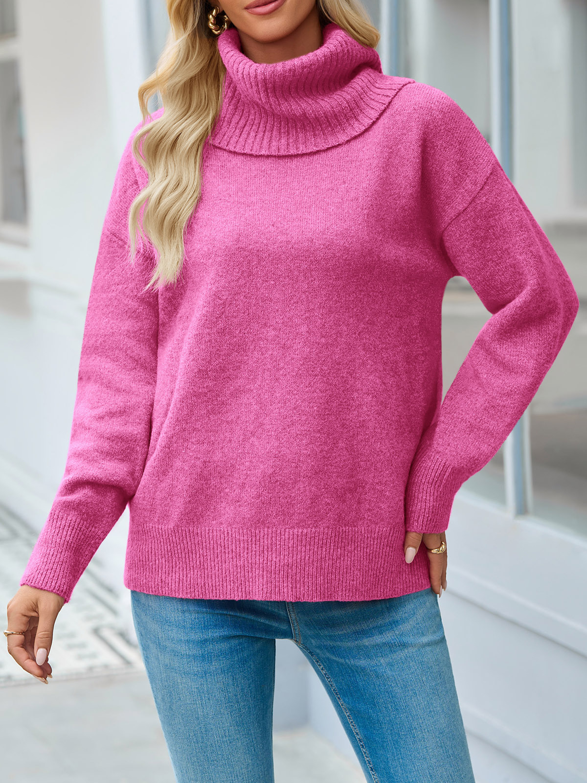 Womens Turtleneck Sweaters