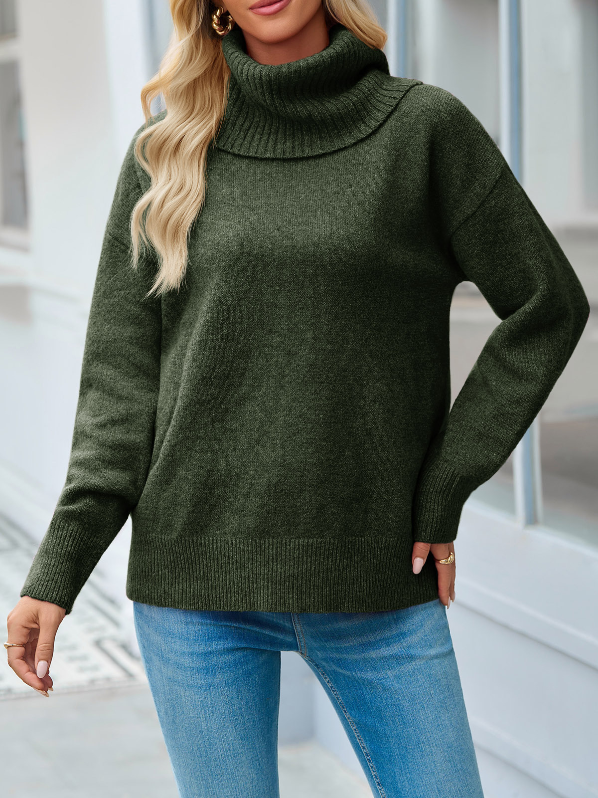 Womens Turtleneck Sweaters