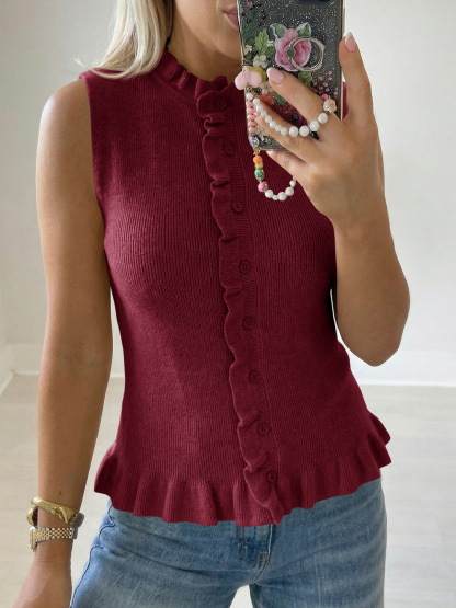 Womens Sleeveless Sweater Vest
