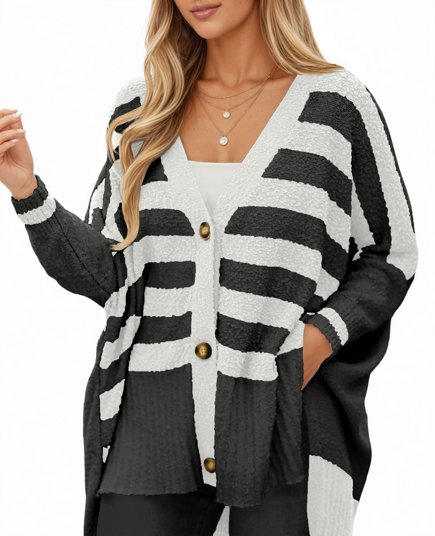 Womens Cable Knit Cardigan Sweaters