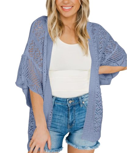 Womens Lightweight Crochet Cardigans
