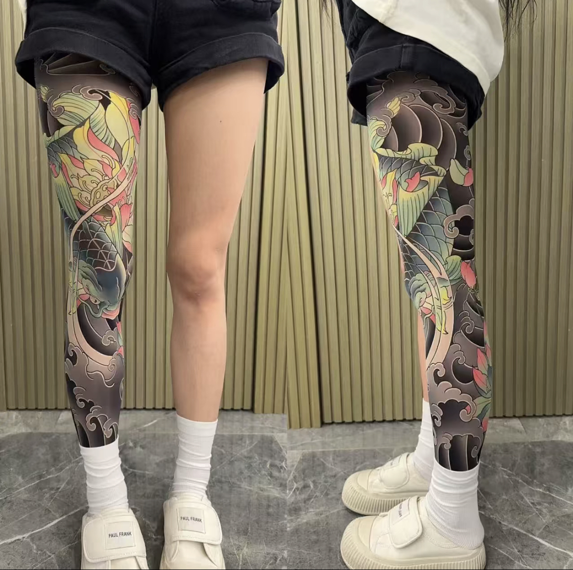 Ultra Light Tattoo Stockings High Elasticity Seamless Tattoo Pantyhose Original Designer Collection