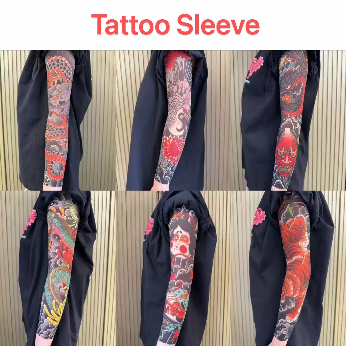 [New upgraded model]Ultra-clear Tattoo Sleeve Arm Cover Sun Protection High Elasticity Seamless Ice Sleeve UV Protection Quick-drying Arm Protection