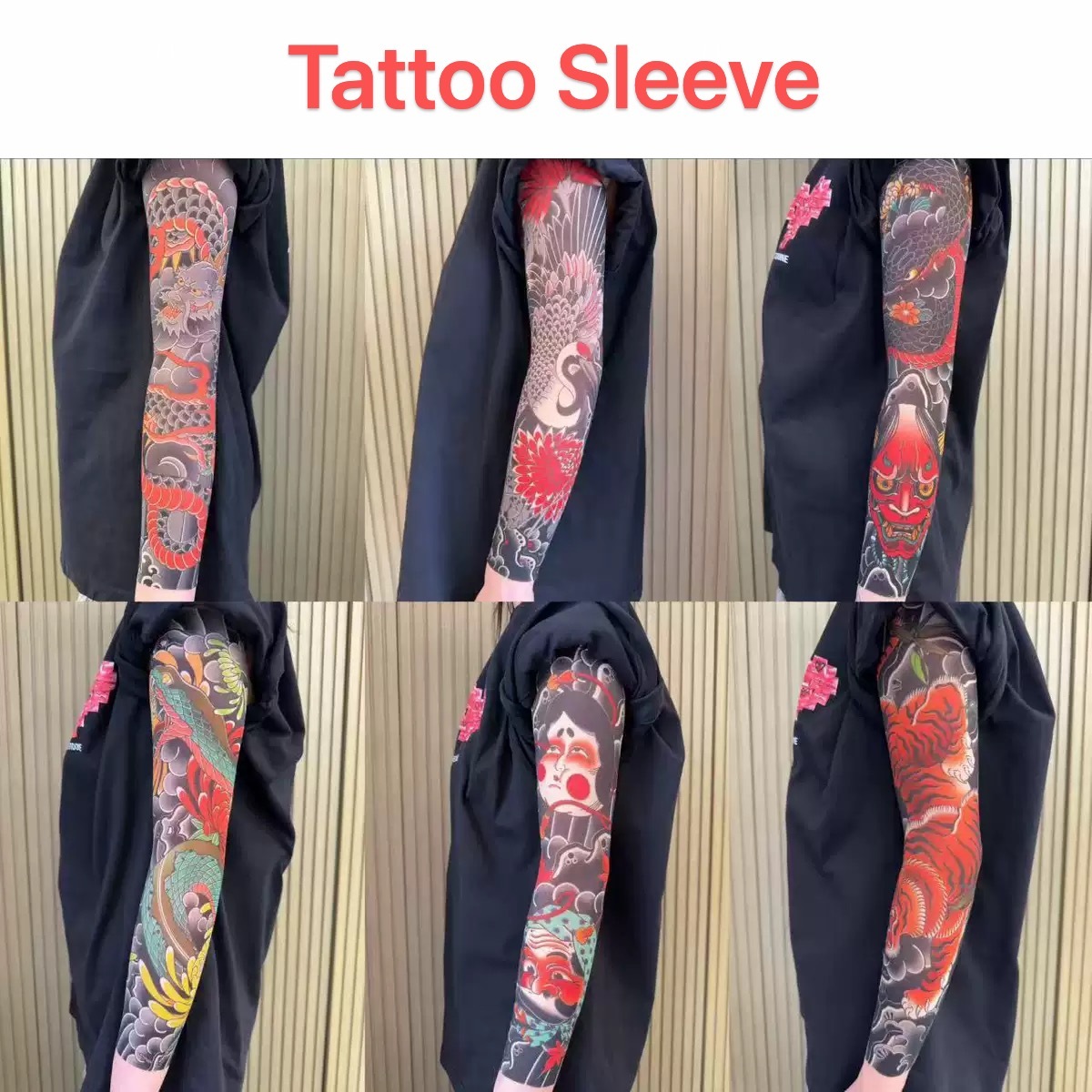[New upgraded model]Ultra-clear Tattoo Sleeve Arm Cover Sun Protection High Elasticity Seamless Ice Sleeve UV Protection Quick-drying Arm Protection