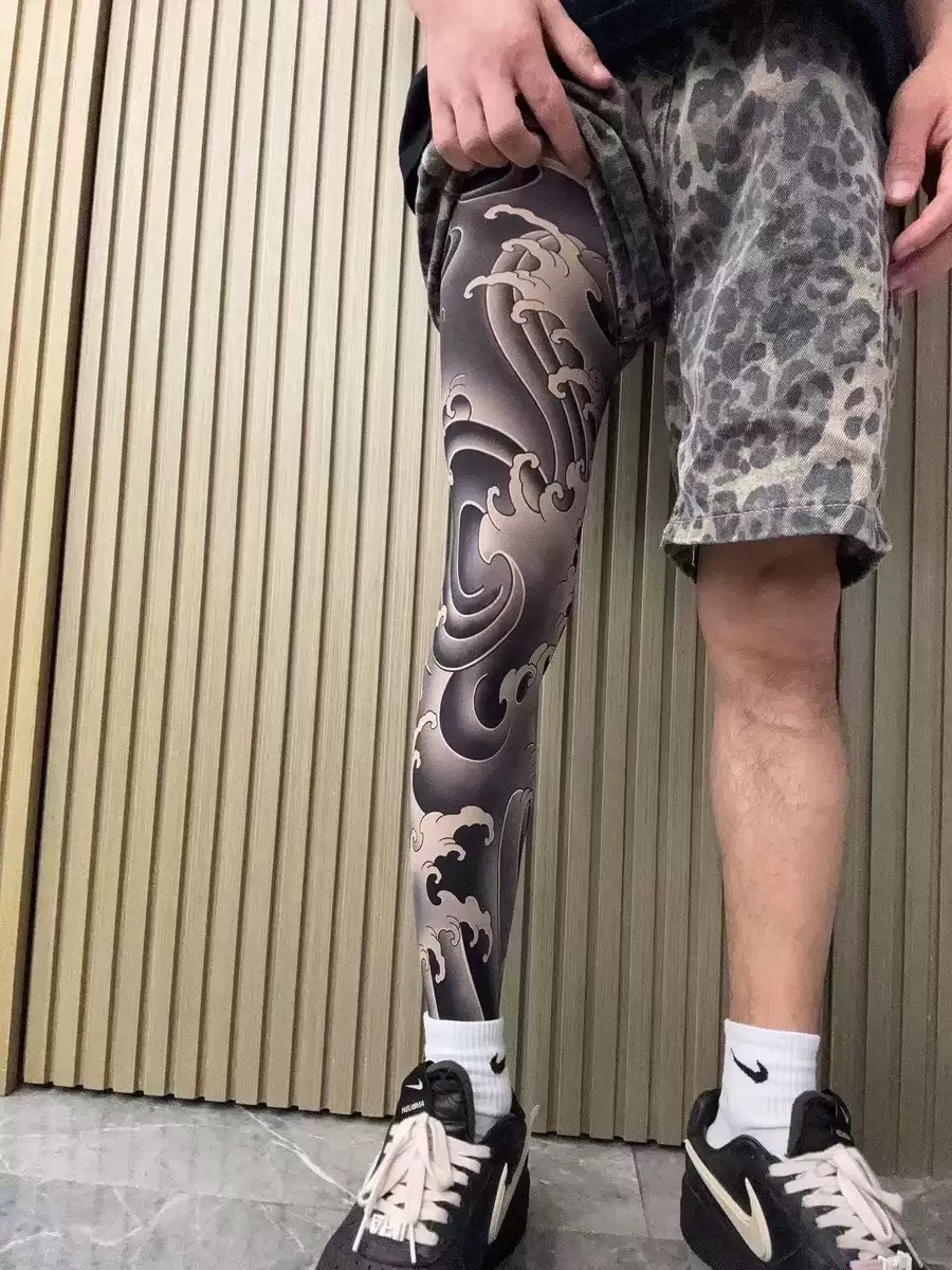 Ultra Light Tattoo Stockings High Elasticity Seamless Tattoo Pantyhose Original Designer Collection