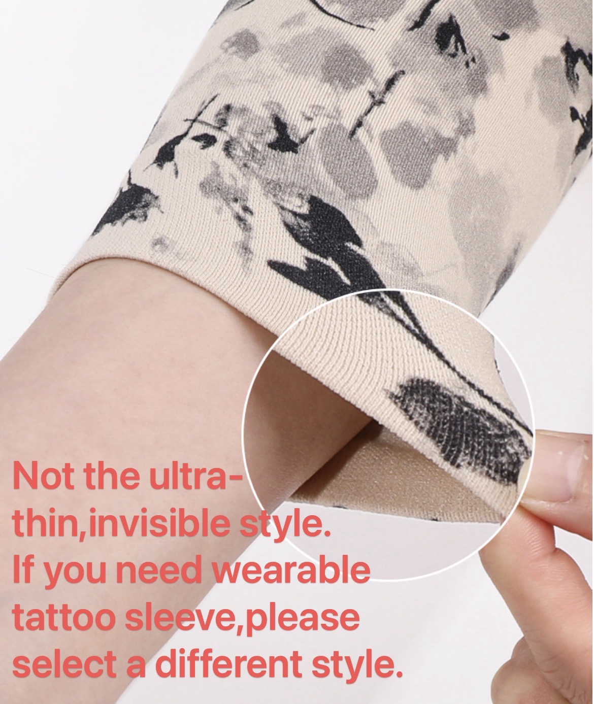 [Free Shipping Set]UPF 50+ Outdoor Sun Protection Tattoo Arm Sleeve（not ultra-thin） 5 Piece Set Original Designer Collection.Suitable For Fishing, Cycling, Running, Climbing, Golf, Driving.