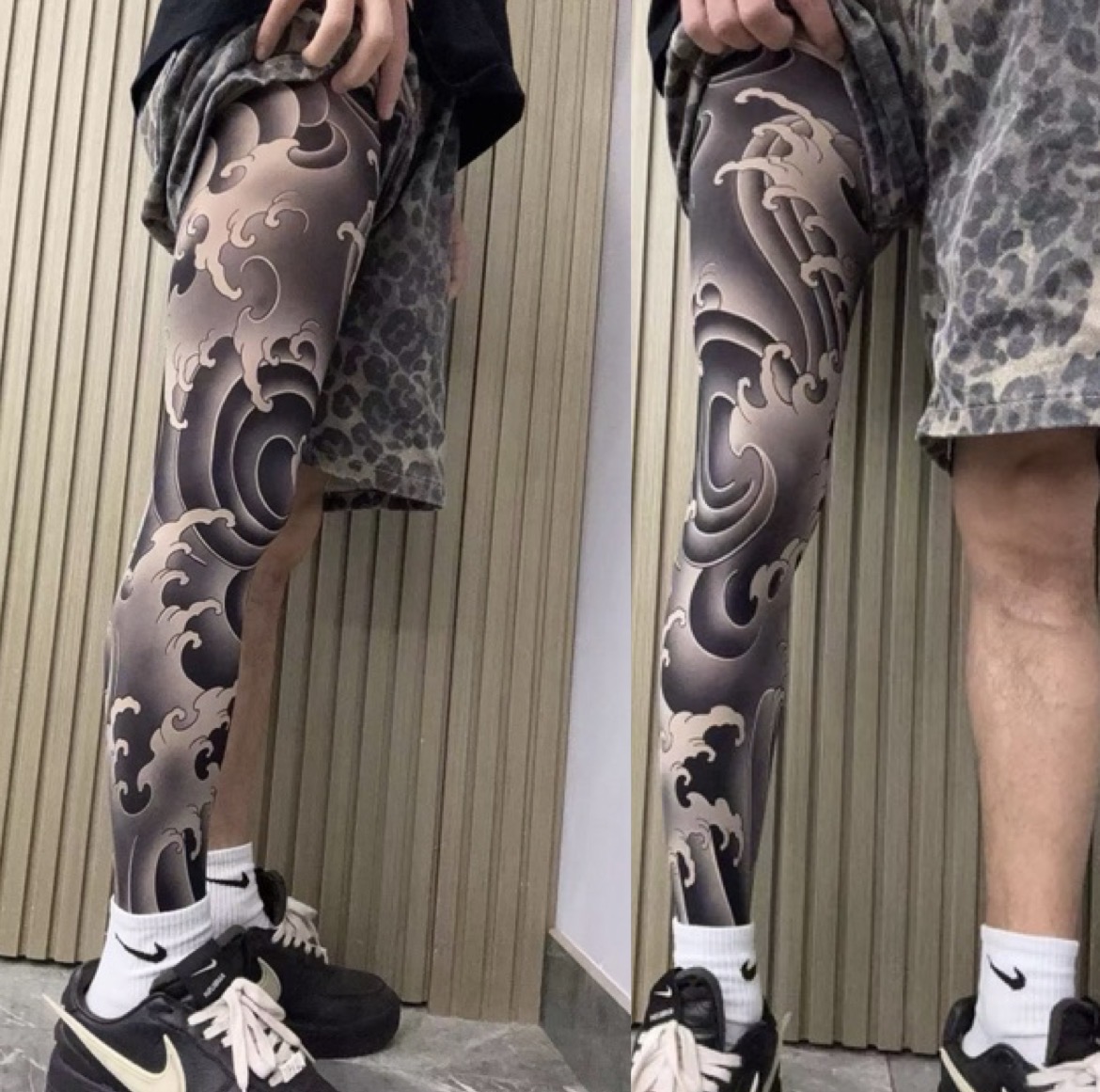 Ultra Light Tattoo Stockings High Elasticity Seamless Tattoo Pantyhose Original Designer Collection