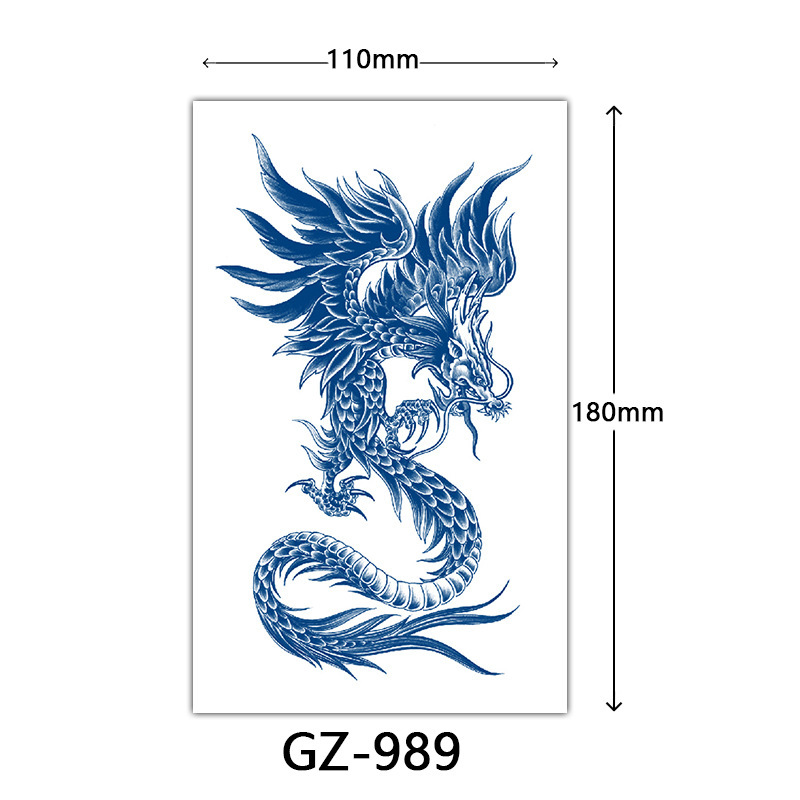 Arm Semi-permanent Tattoo Sticker (2 Sheets)