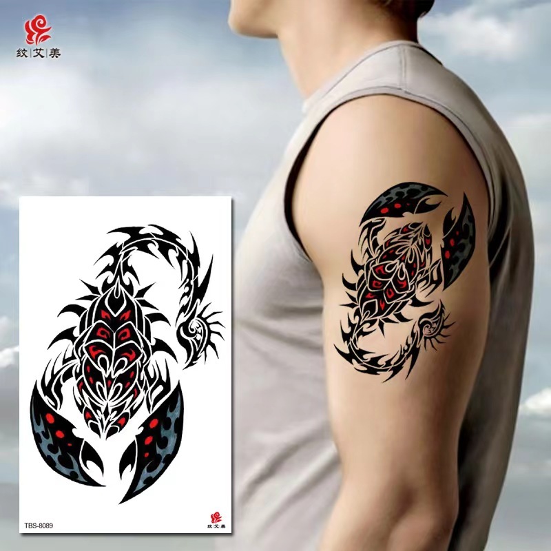 Scorpion Waterproof Temporary Tattoo Sticker (2 Sheets)