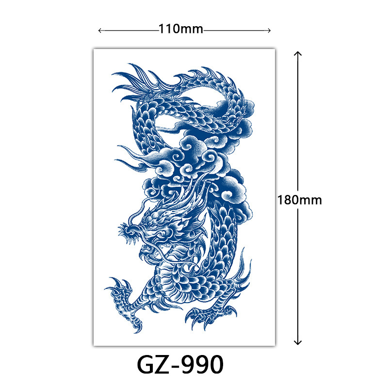 Arm Semi-permanent Tattoo Sticker (2 Sheets)