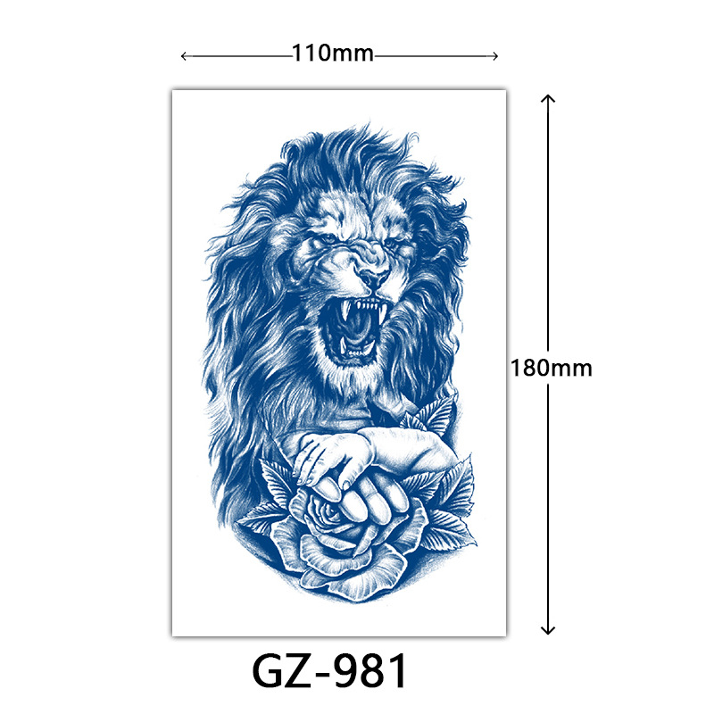 Arm Semi-permanent Tattoo Sticker (2 Sheets)