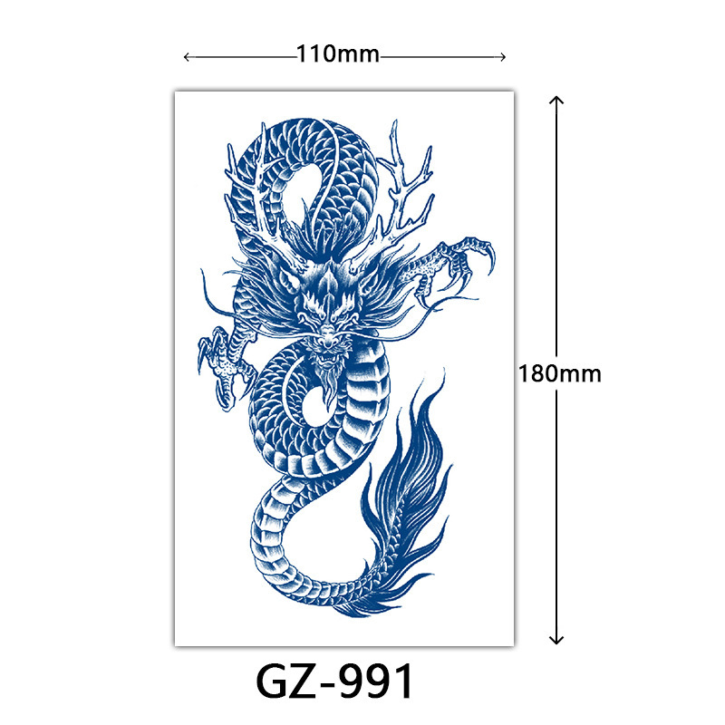 Arm Semi-permanent Tattoo Sticker (2 Sheets)