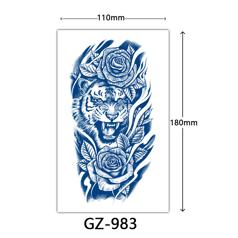 Arm Semi-permanent Tattoo Sticker (2 Sheets)