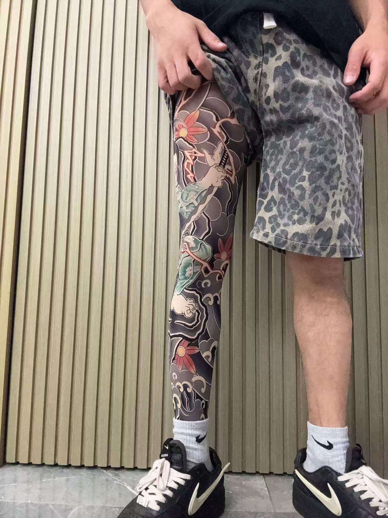 Ultra Light Tattoo Stockings High Elasticity Seamless Tattoo Pantyhose Original Designer Collection