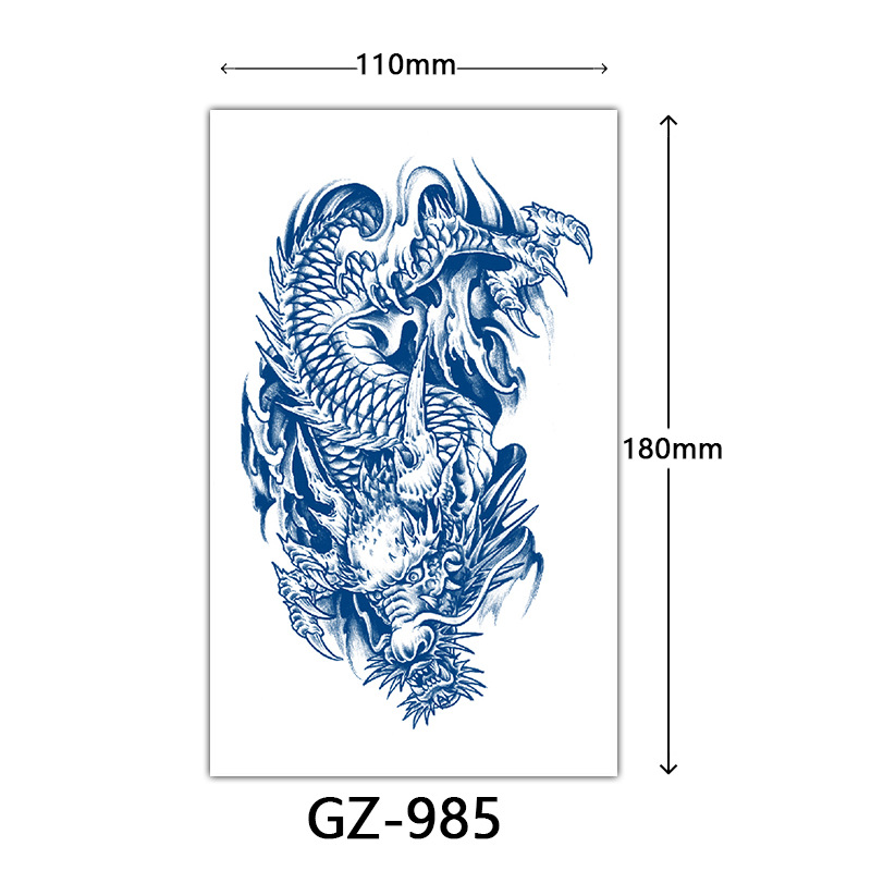 Arm Semi-permanent Tattoo Sticker (2 Sheets)