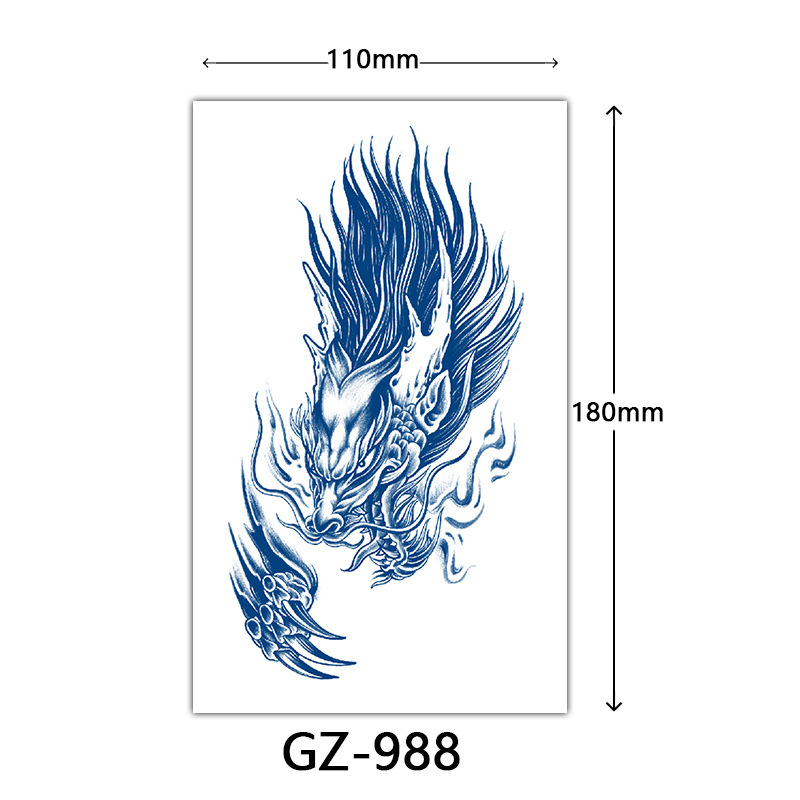 Arm Semi-permanent Tattoo Sticker (2 Sheets)