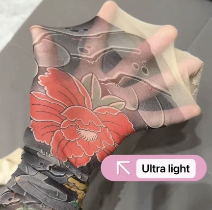 Ultra Light Tattoo Stockings High Elasticity Seamless Tattoo Pantyhose