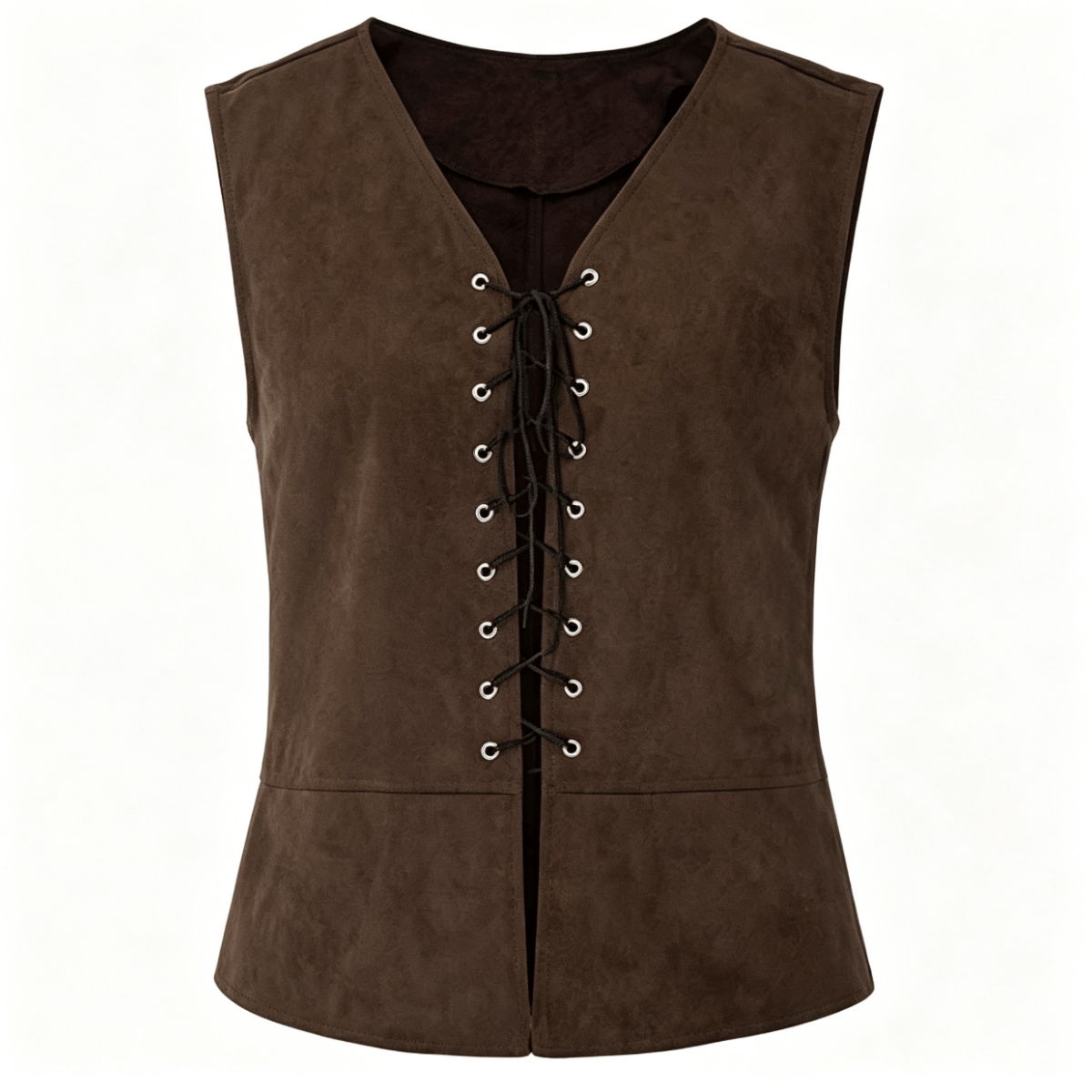 Medieval Renaissance Court Gentleman Waistcoat, Custom Lace-Up Vintage Vest, Retro Medieval Cosplay Costume, Luxury Stage Performance Waistcoat for Men, Historical Theme Drama Show Outfit