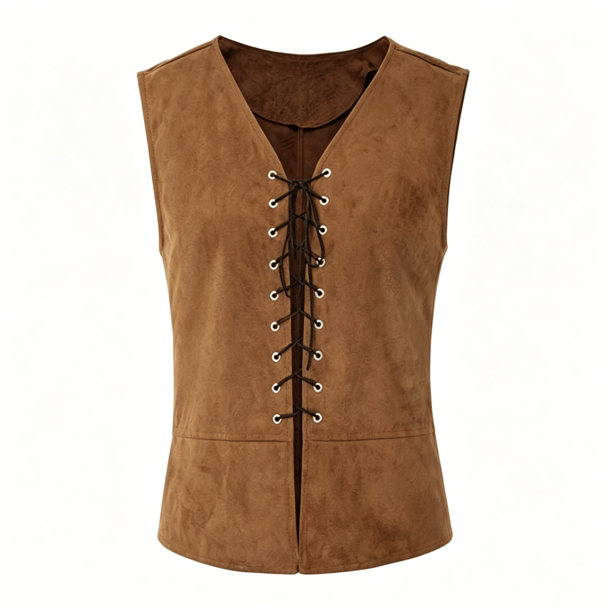 Medieval Renaissance Court Gentleman Waistcoat, Custom Lace-Up Vintage Vest, Retro Medieval Cosplay Costume, Luxury Stage Performance Waistcoat for Men, Historical Theme Drama Show Outfit