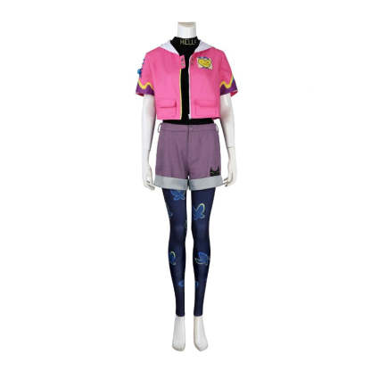 Valorant Clove Cosplay Costume - Pink Coat, Shirt, Pants for Women | Astricos-Astricos