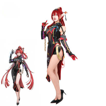 Yinlin Cosplay Costume - Wuthering Waves Jinzhou Patroller Outfit for Women-Astricos