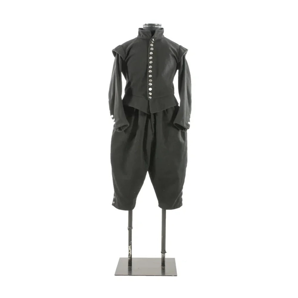 Men’s 1600s Victorian Gothic Steampunk Costume - Civil War Uniform Jacket & Vest Set | Astricos-Astricos