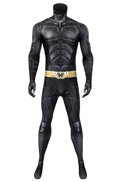 Dark Bat Knight Cosplay Costume for Men - Superhero Jumpsuit with Cloak & Mask-Astricos