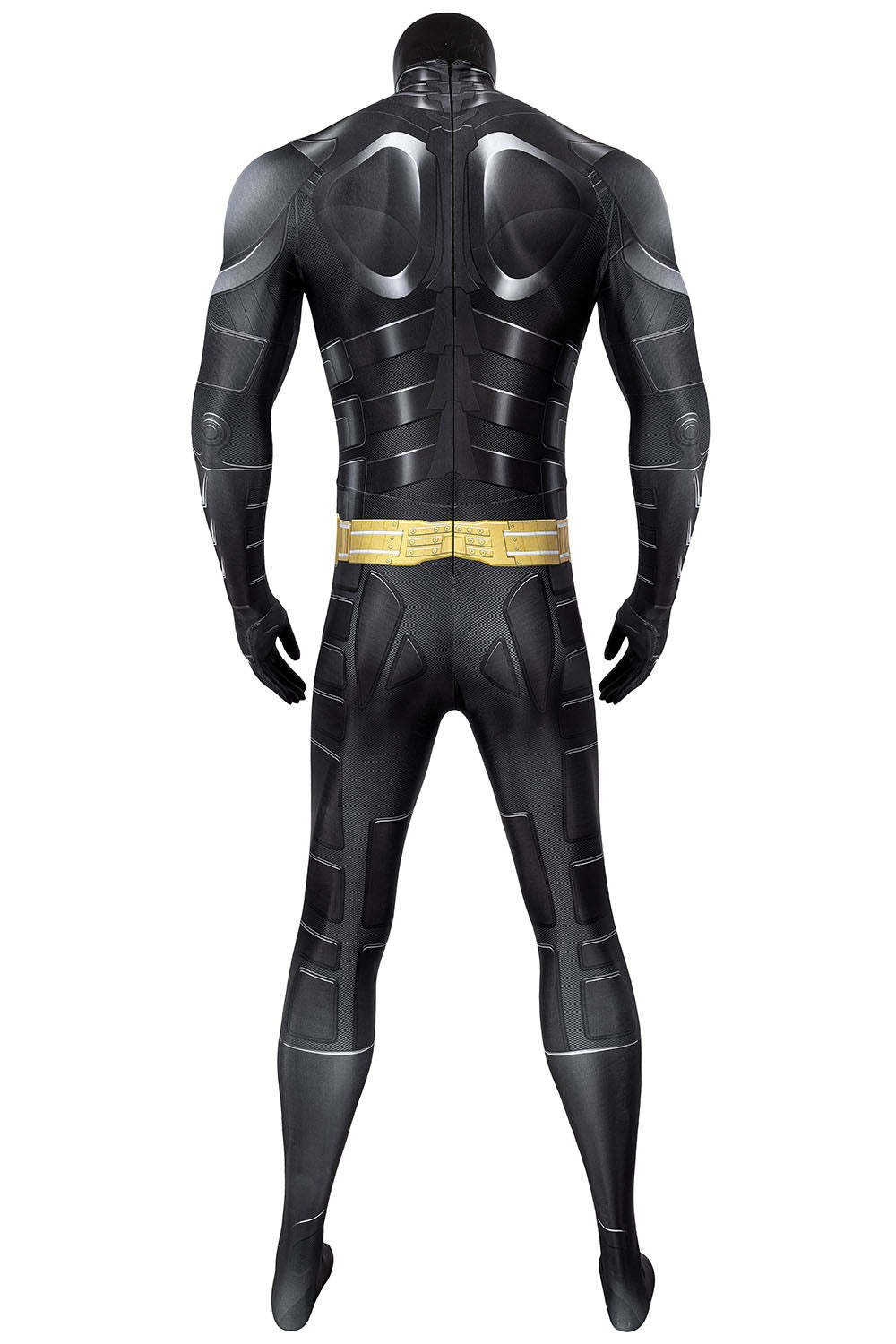 Dark Bat Knight Cosplay Costume for Men - Superhero Jumpsuit with Cloak & Mask-Astricos