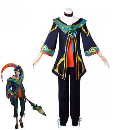 LOL The Visionary Hwei Cosplay Costume - Authentic Lukai Hwei Champion Outfit for Men-Astricos
