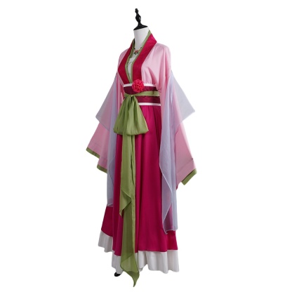Cat Girl Red Dress Garden Party Cosplay Costume - Anime Character Outfit for Events-Astricos