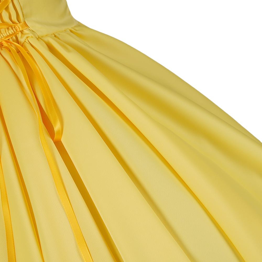 Asuka Langley Eva Cosplay Costume Yellow Dress Summer Anime Cosplay Outfit-Astricos
