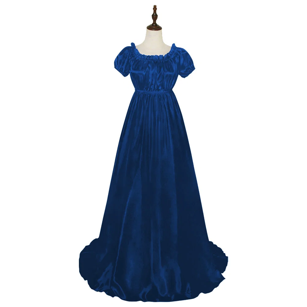 Bridgerton Cosplay Dress, Medieval Regency Vintage Ball Gown, Custom Made Long Costume for Stage Show, Historical Reenactment & Halloween｜Astricos