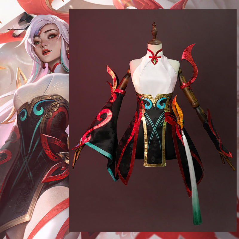 LOL Mythmaker Irelia Cosplay Costume - Women's Halloween Outfit & Champion New Skin-Astricos