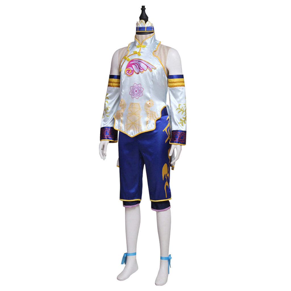 Soul Calibur Xianghua Cosplay Costume - Elegant Warrior Outfit | Astricos-Astricos