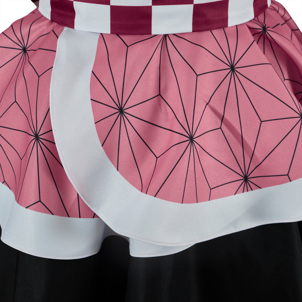 Authentic Demon Slayer Nezuko Kimono Cosplay Costume – Premium Anime Outfit-Astricos