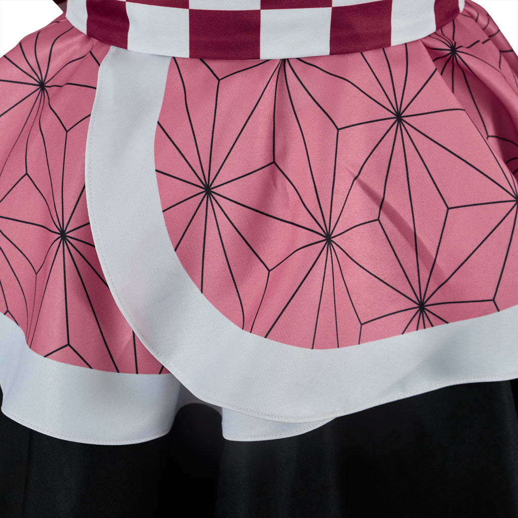 Authentic Demon Slayer Nezuko Kimono Cosplay Costume – Premium Anime Outfit-Astricos