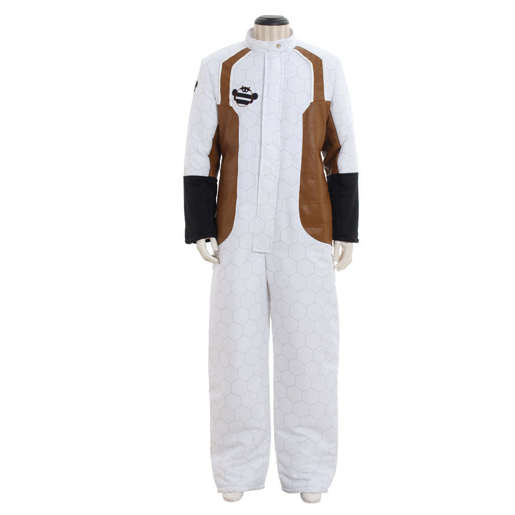 Mei Overwatch Cosplay Costume - Women's White Climatologist Jumpsuit Full Set-Astricos