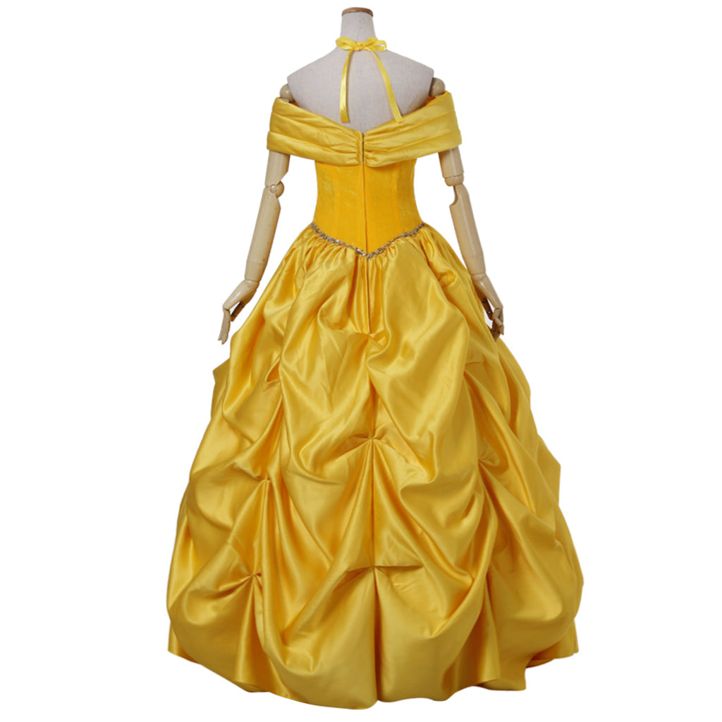 Beauty and the Beast Belle Cosplay Costume | Princess Dress for Halloween & Cosplay-Astricos