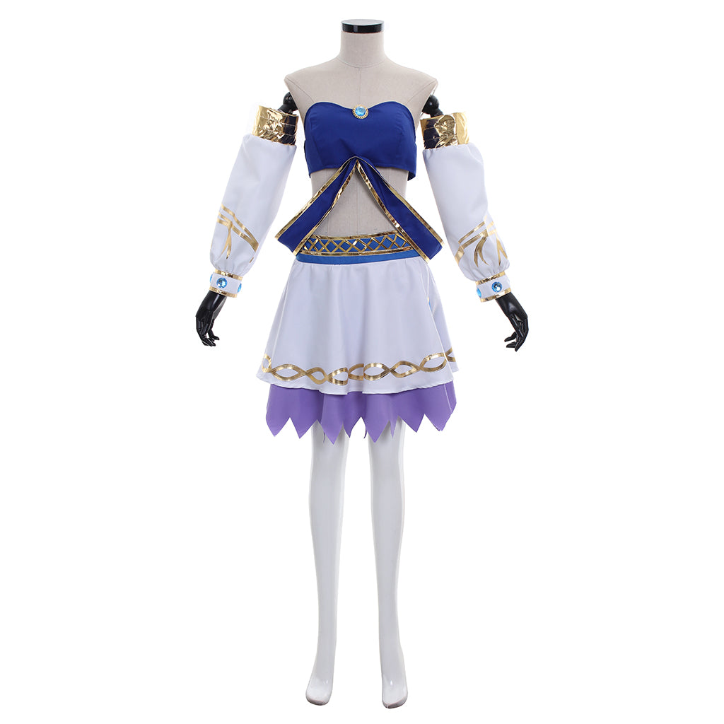 Lana White Sorceress Costume - Enchanting Sorceress of the Woods Cosplay Outfit-Astricos