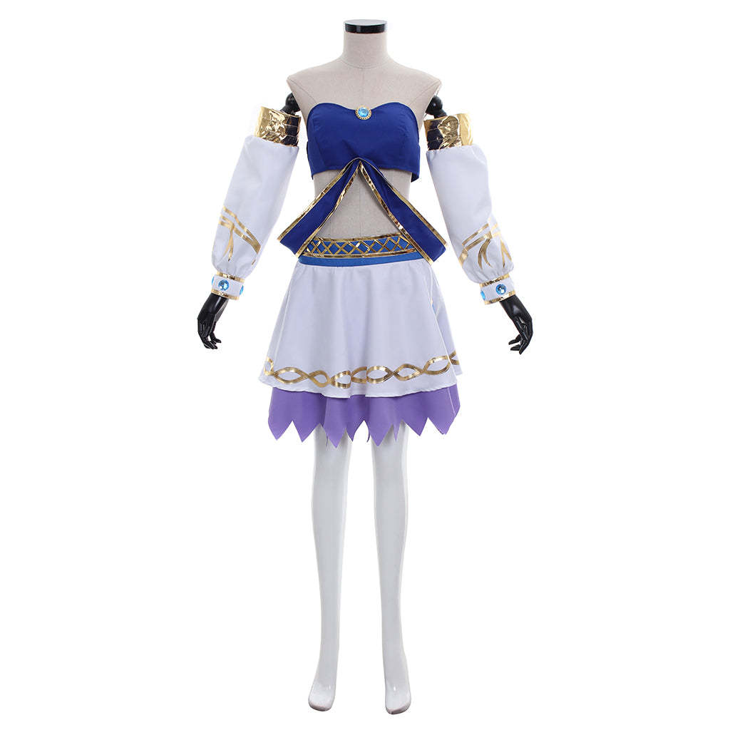 Lana White Sorceress Costume - Enchanting Sorceress of the Woods Cosplay Outfit-Astricos