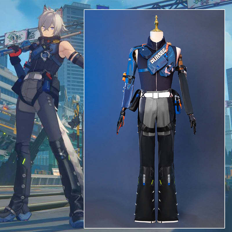 Zenless Zone Zero Seth Lowell Cosplay Costume - Rookie Officer Seth Halloween Party Suit for Men-Astricos
