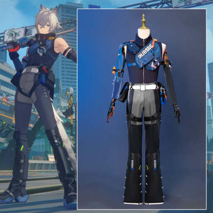 Zenless Zone Zero Seth Lowell Cosplay Costume - Rookie Officer Seth Halloween Party Suit for Men-Astricos
